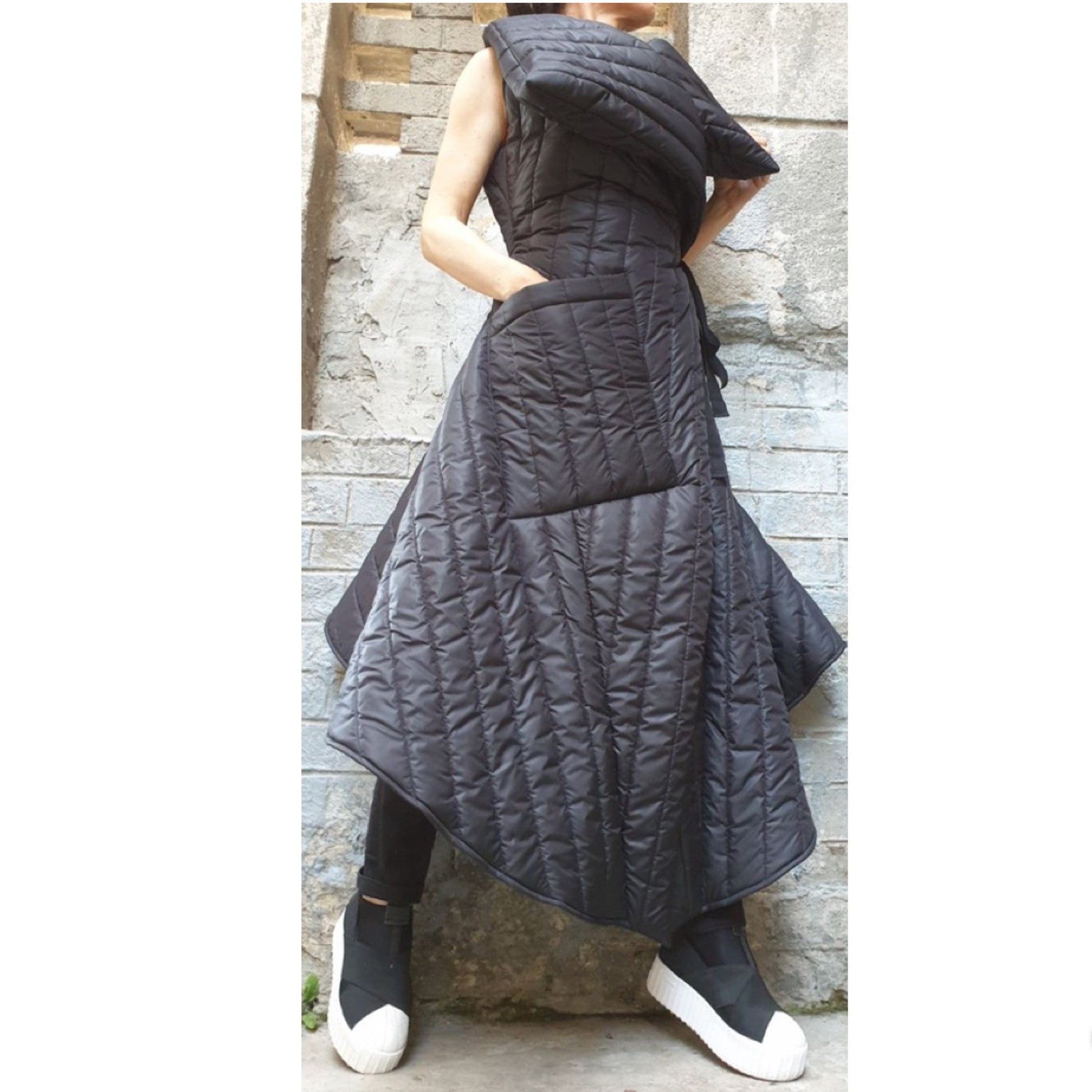 New Winter Asymmetric Vest - Handmade clothing from AngelBySilvia - Top Designer Brands 