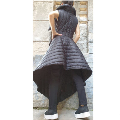 New Winter Asymmetric Vest - Handmade clothing from AngelBySilvia - Top Designer Brands 