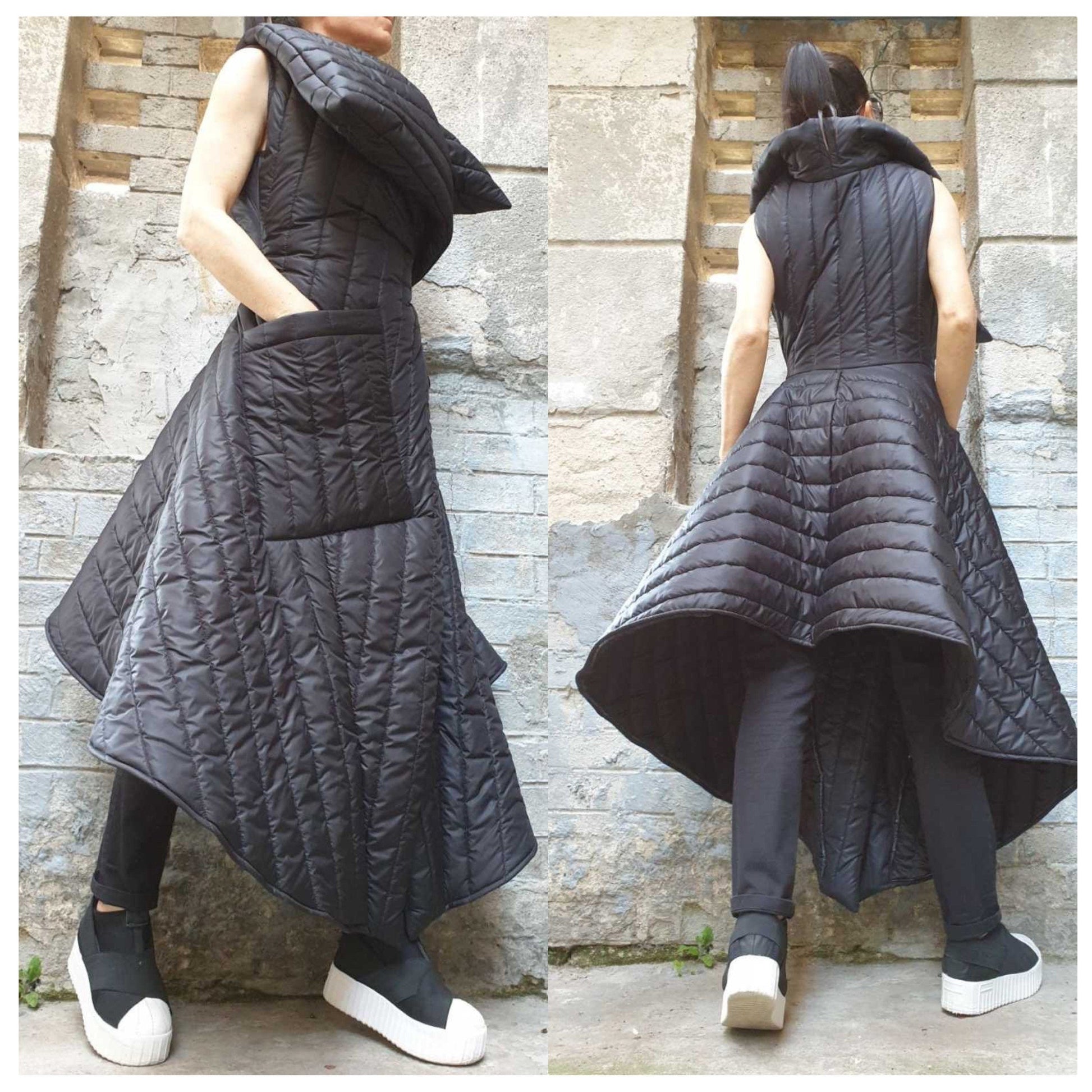 New Winter Asymmetric Vest - Handmade clothing from AngelBySilvia - Top Designer Brands 