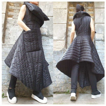 New Winter Asymmetric Vest - Handmade clothing from AngelBySilvia - Top Designer Brands 