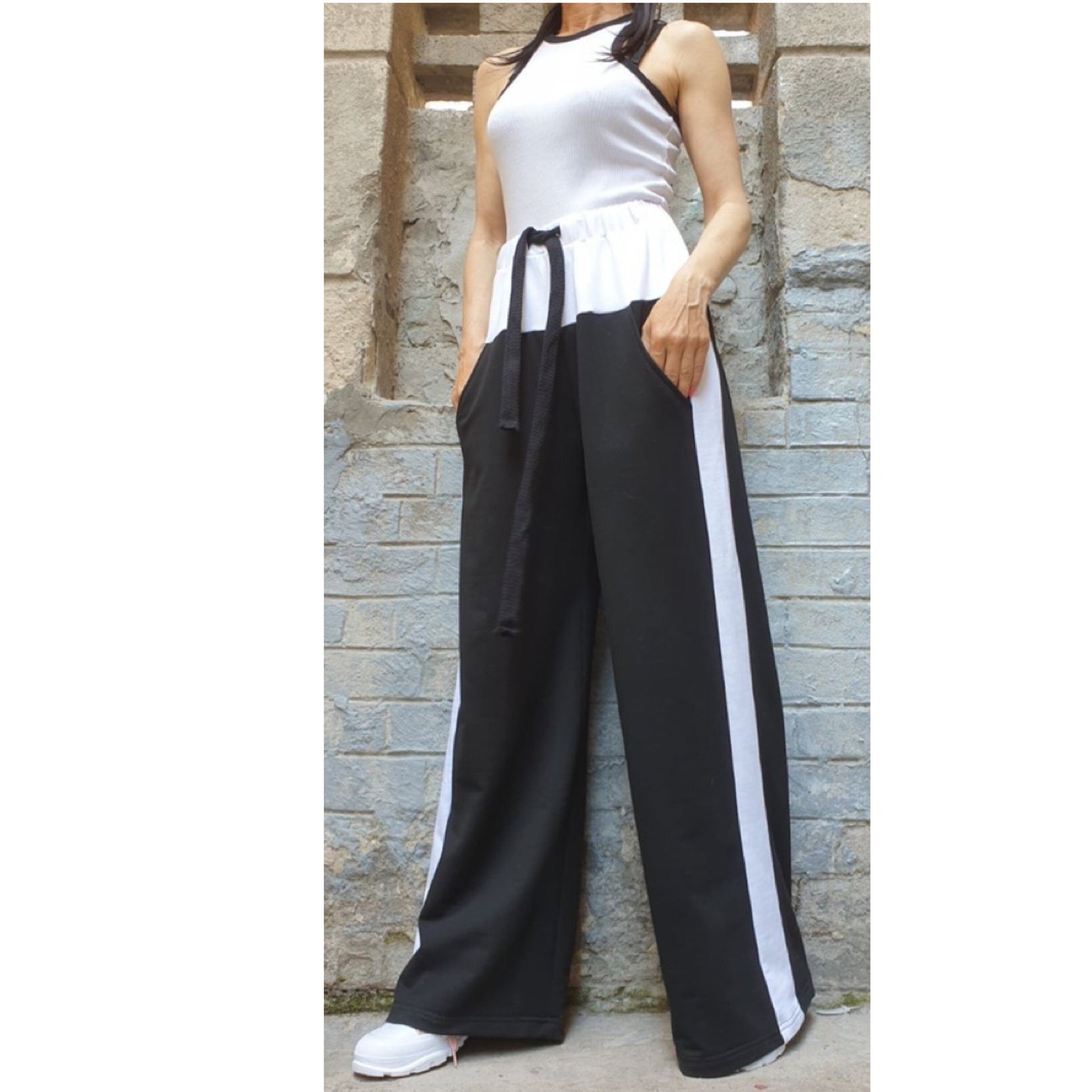 New Everyday Wide Leg Pants - Handmade clothing from AngelBySilvia - Top Designer Brands 