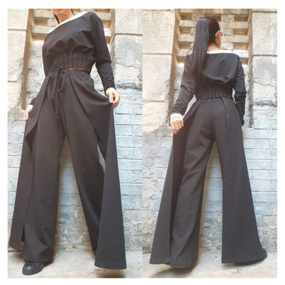 New Extravagant Lady Pants Blouse Set - Handmade clothing from AngelBySilvia - Top Designer Brands 