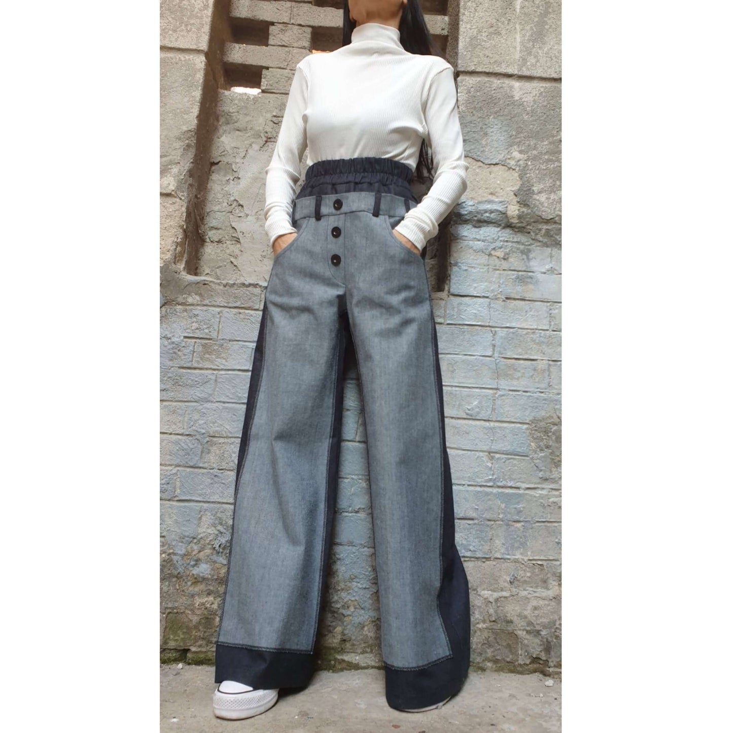 Extravagant High Waist Pants - Handmade clothing from AngelBySilvia - Top Designer Brands 