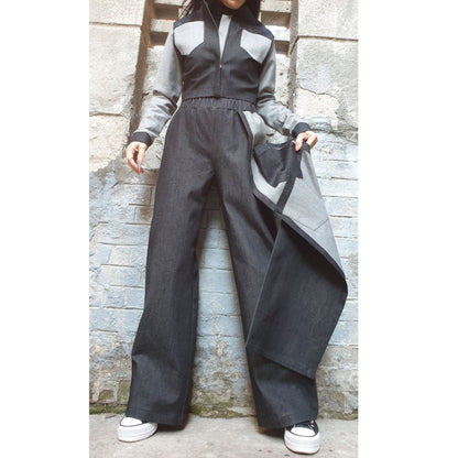 New Collection Black Denim Set - Handmade clothing from AngelBySilvia - Top Designer Brands 