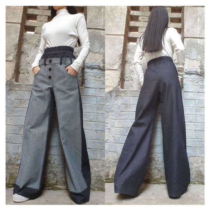 Extravagant High Waist Pants - Handmade clothing from AngelBySilvia - Top Designer Brands 