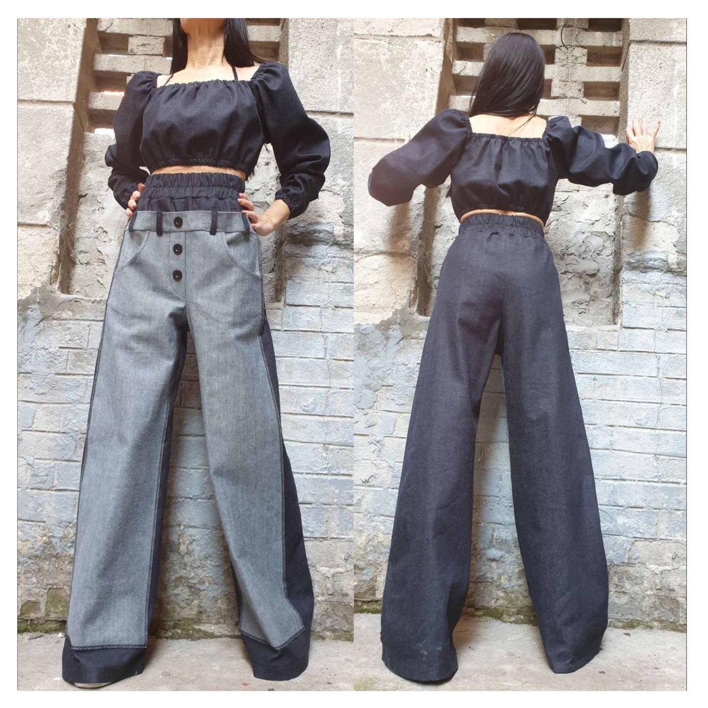 New Collection Pants Blouse Set - Handmade clothing from AngelBySilvia - Top Designer Brands 