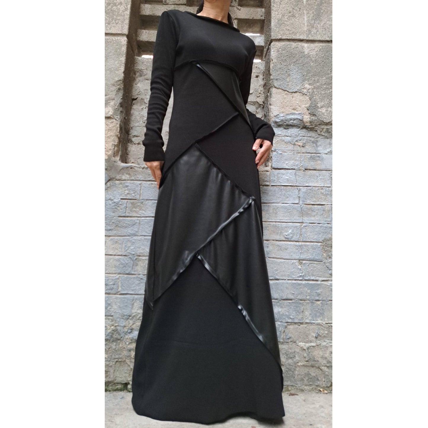 New Extravagant Black Dress - Handmade clothing from AngelBySilvia - Top Designer Brands 