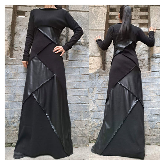 New Extravagant Black Dress - Handmade clothing from AngelBySilvia - Top Designer Brands 