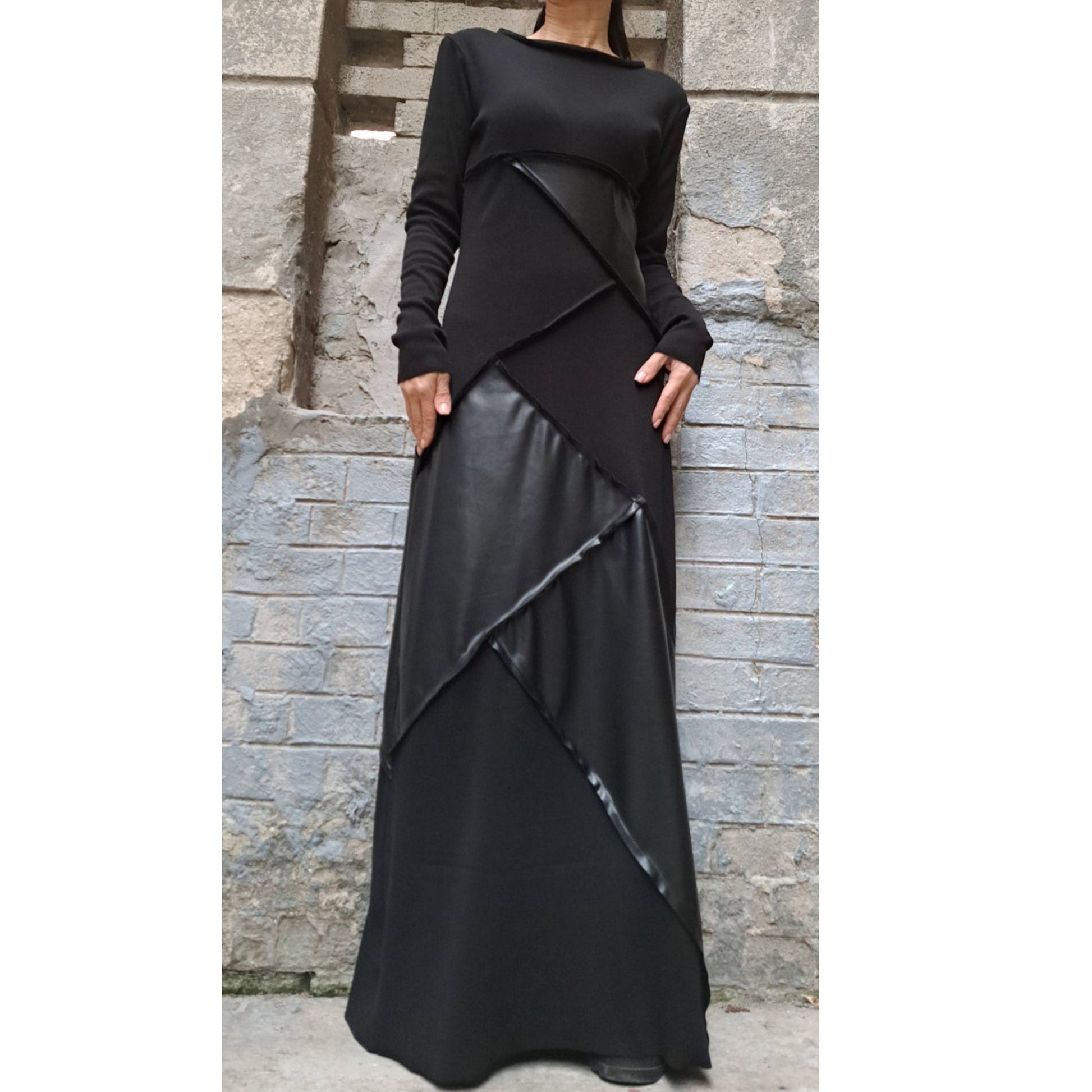 New Extravagant Black Dress - Handmade clothing from AngelBySilvia - Top Designer Brands 