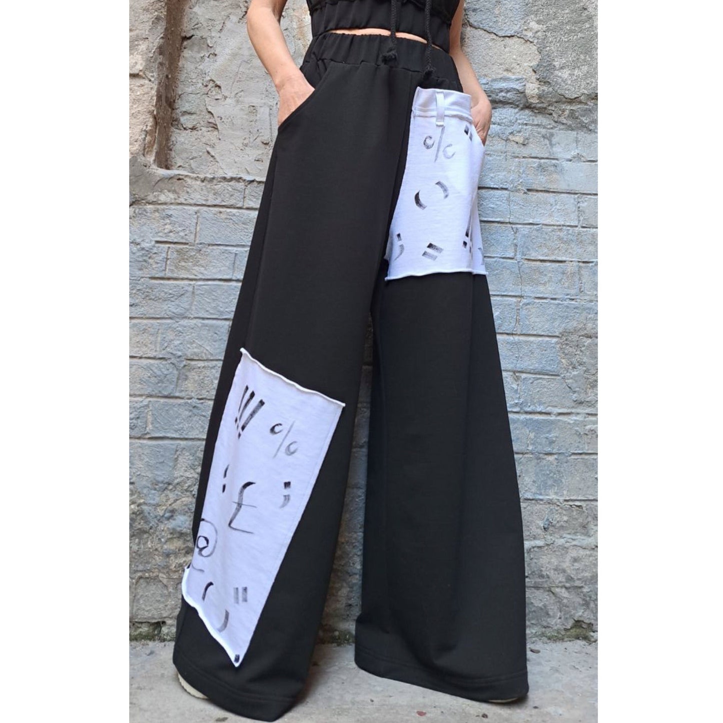 New Hand Painted Pants - Handmade clothing from AngelBySilvia - Top Designer Brands 